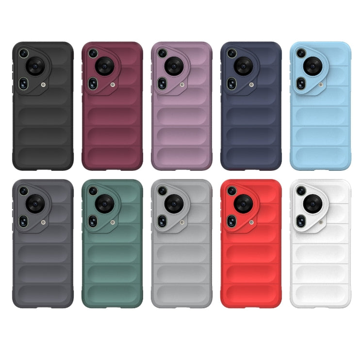For Huawei Pura 70 Ultra Magic Shield TPU + Flannel Phone Case(Red) - Huawei Cases by PMC TechLife | Online Shopping South Africa | PMC TechLife | Buy Now Pay Later Mobicred