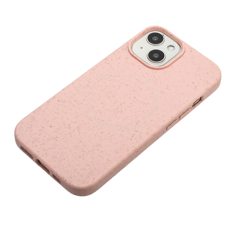 For iPhone 15 Plus Wheat MagSafe Magnetic Straw Material + TPU Phone Case(Pink) - iPhone 15 Plus Cases by PMC TechLife | Online Shopping South Africa | PMC TechLife | Buy Now Pay Later Mobicred