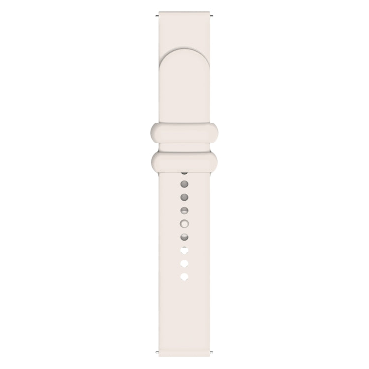 18mm Universal Solid Color Reverse Buckle Silicone Watch Band(Starlight Color) - free shipping - PMC TechLife - Order now!
