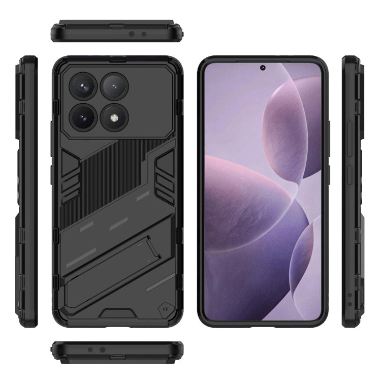 For Xiaomi Redmi K70 5G Punk Armor 2 in 1 PC + TPU Phone Case with Holder(Black) - K70 Cases by PMC Jewellery | Online Shopping South Africa | PMC Jewellery | Buy Now Pay Later Mobicred