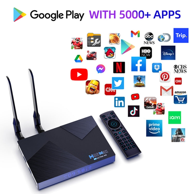 H96 Max V58 Android 12.0 Smart TV Box, 8GB+64GB, Quad-core Cortex-A76 and Quad-core Cortex-A55(UK Plug) - Others by PMC Jewellery | Online Shopping South Africa | PMC Jewellery | Buy Now Pay Later Mobicred