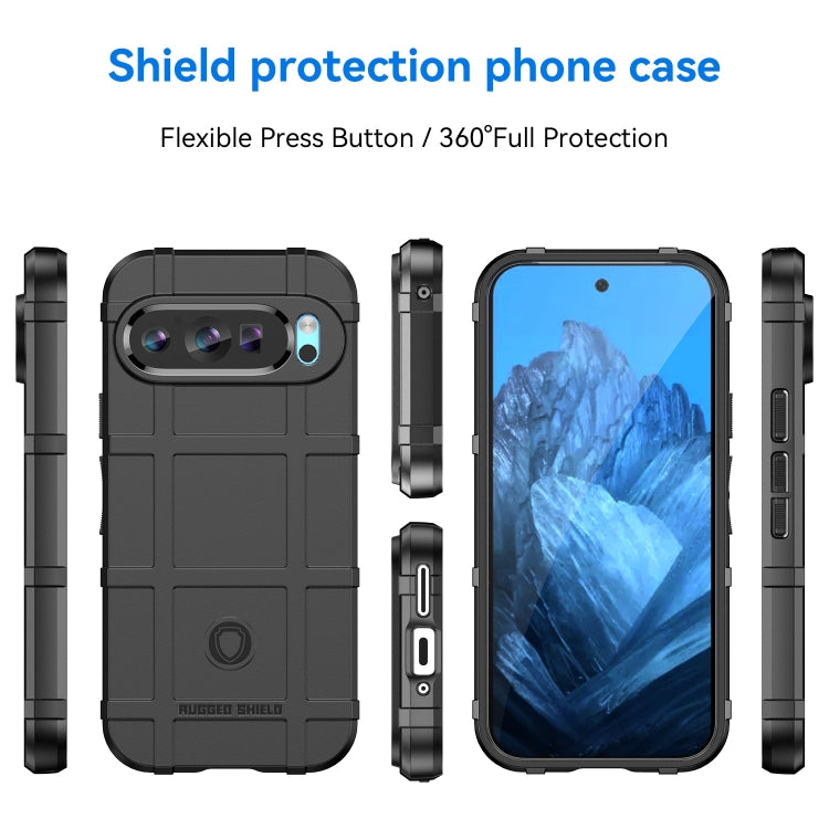 For Google Pixel 9 Full Coverage Shockproof TPU Phone Case(Black) - Google Cases by PMC Jewellery | Online Shopping South Africa | PMC Jewellery | Buy Now Pay Later Mobicred