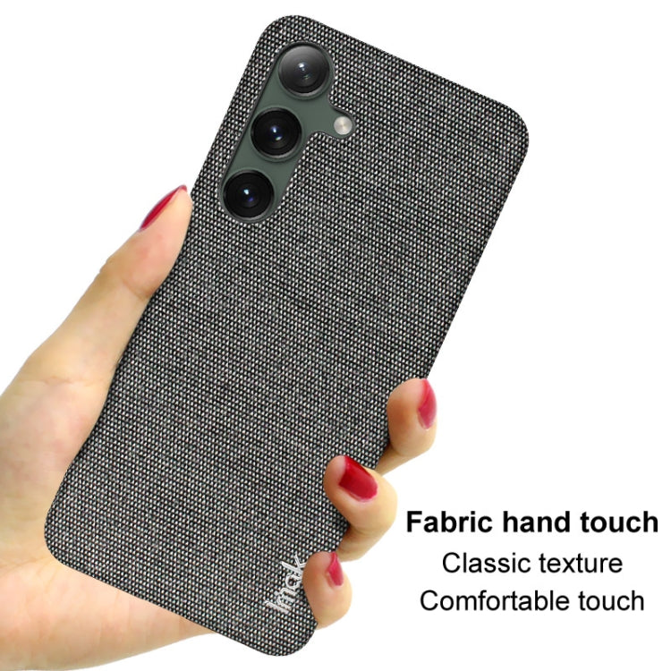 For Samsung Galaxy S24 5G imak Ruiyi Series Cloth Texture PU + PC Phone Case(Light Grey) - Galaxy S24 5G Cases by imak | Online Shopping South Africa | PMC Jewellery | Buy Now Pay Later Mobicred