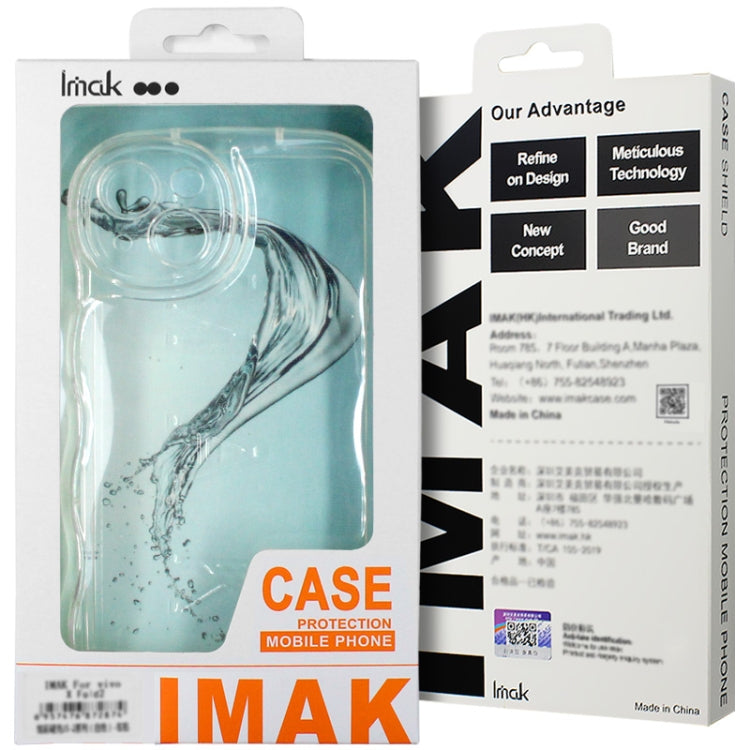 For iPhone 15 Pro Max IMAK Wave Bubble Soft Shockproof Phone Case(Purple) - iPhone 15 Pro Max Cases by imak | Online Shopping South Africa | PMC Jewellery | Buy Now Pay Later Mobicred