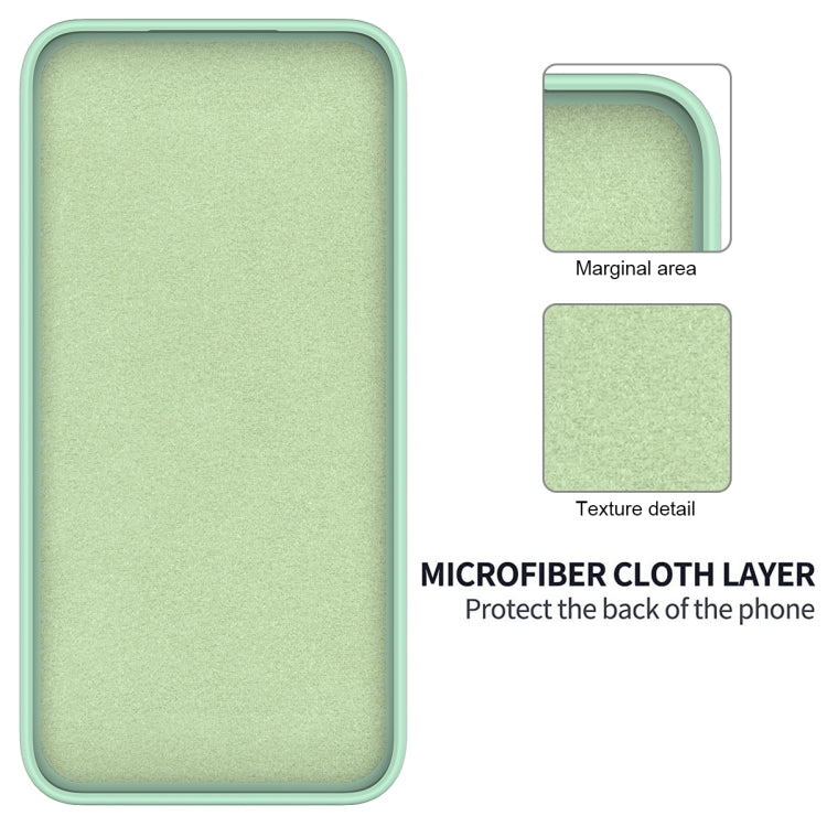 For Infinix GT 10 Pro Solid Color Liquid Silicone Dropproof Full Coverage Protective Case(Green) - Infinix Cases by PMC TechLife | Online Shopping South Africa | PMC TechLife | Buy Now Pay Later Mobicred