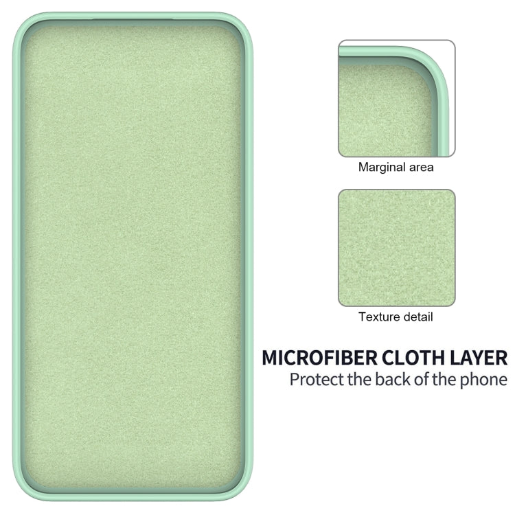 For Infinix Hot 40/Hot 40 Pro Solid Color Liquid Silicone Dropproof Full Coverage Protective Case(Green) - Infinix Cases by PMC TechLife | Online Shopping South Africa | PMC TechLife | Buy Now Pay Later Mobicred