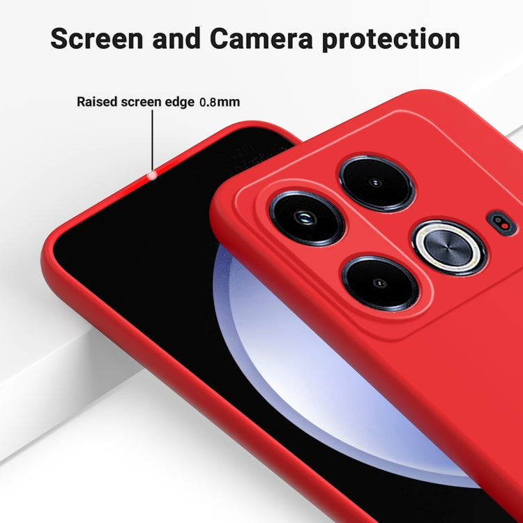 For Infinix Note 40 4G Solid Color Liquid Silicone Dropproof Full Coverage Protective Case(Red) - Infinix Cases by PMC TechLife | Online Shopping South Africa | PMC TechLife | Buy Now Pay Later Mobicred