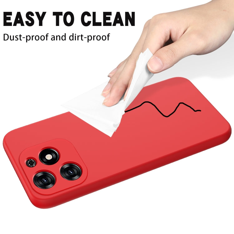 For Tecno Spark 20C/Go 2024 Solid Color Liquid Silicone Dropproof Full Coverage Protective Case(Red) - free shipping - PMC Jewellery - Order now!