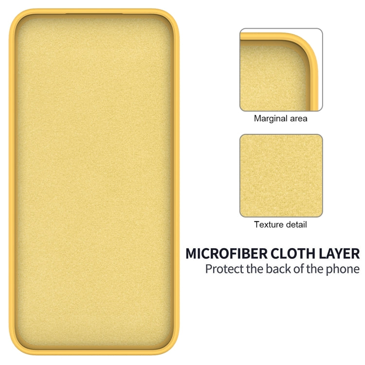 For Xiaomi Poco X6 Pro 5G/Redmi K70E Solid Color Liquid Silicone Dropproof Full Coverage Phone Case(Yellow) - K70E Cases by PMC TechLife | Online Shopping South Africa | PMC TechLife | Buy Now Pay Later Mobicred