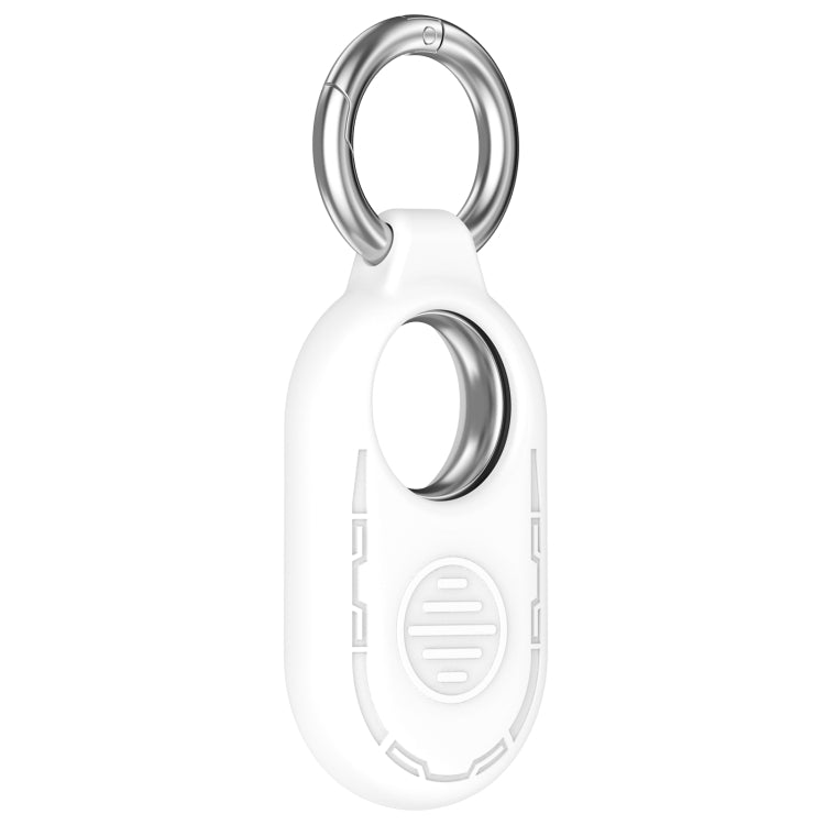 For Samsung Galaxy SmartTag 2 Location Tracker Portable Silicone Protective Case(White) - SmartTag Accessories by PMC TechLife | Online Shopping South Africa | PMC TechLife