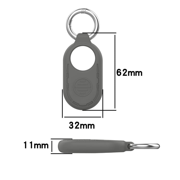 For Samsung Galaxy SmartTag 2 Location Tracker Portable Silicone Protective Case(Dark Grey) - free shipping - PMC TechLife - Order now!