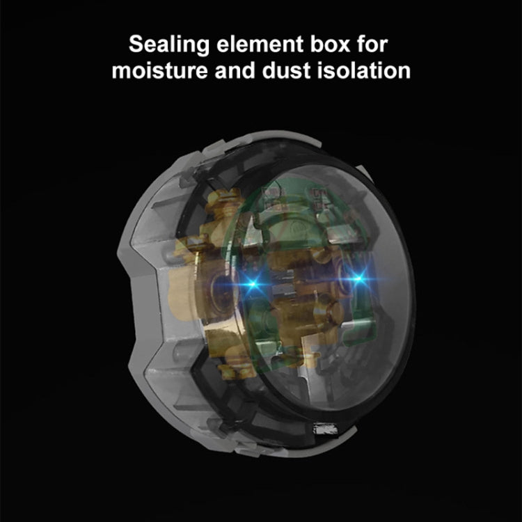 86mm Round LED Tempered Glass Switch Panel, Gold Round Glass, Style:Telephone-Computer Socket - free shipping - PMC Jewellery - Order now!