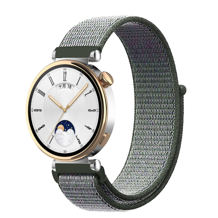 18mm Universal Nylon Loop Watch Band(Dark Olive) - 18mm Bands by PMc TechLife | Online Shopping South Africa | PMc TechLife | Buy Now Pay Later Mobicred