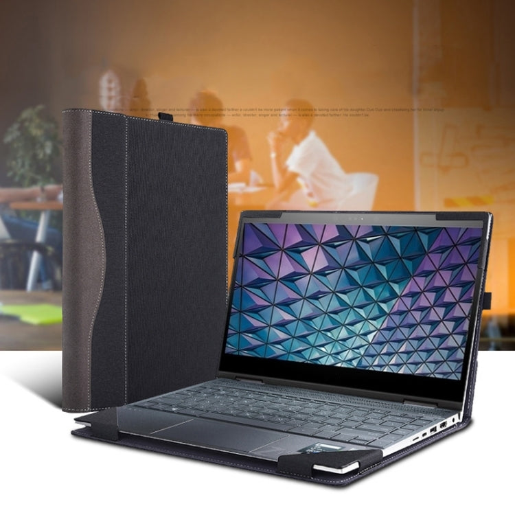 For Lenovo ThinkPad E14 Gen 5 / E14 Gen 6 Laptop Leather Shockproof Protective Case(Wine Red) - 14.1 inch by PMC TechLife | Online Shopping South Africa | PMC TechLife | Buy Now Pay Later Mobicred