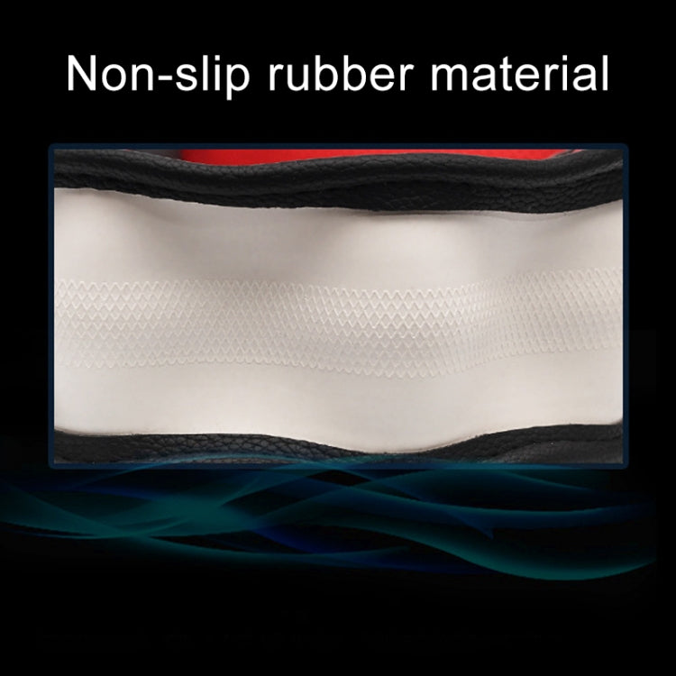 D Style Car Universal Anti-skid Steering Wheel Cover, Diameter: 38cm(Black Orange) - Steering Wheel Accessories by PMC TechLife | Online Shopping South Africa | PMC TechLife | Buy Now Pay Later Mobicred