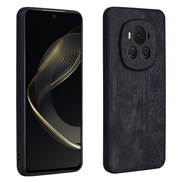 For Honor Magic6 AZNS 3D Embossed Skin Feel Phone Case(Black) - Honor Cases by AZNS | Online Shopping South Africa | PMC Jewellery | Buy Now Pay Later Mobicred