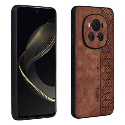 For Honor Magic6 AZNS 3D Embossed Skin Feel Phone Case(Brown) - Honor Cases by AZNS | Online Shopping South Africa | PMC Jewellery | Buy Now Pay Later Mobicred