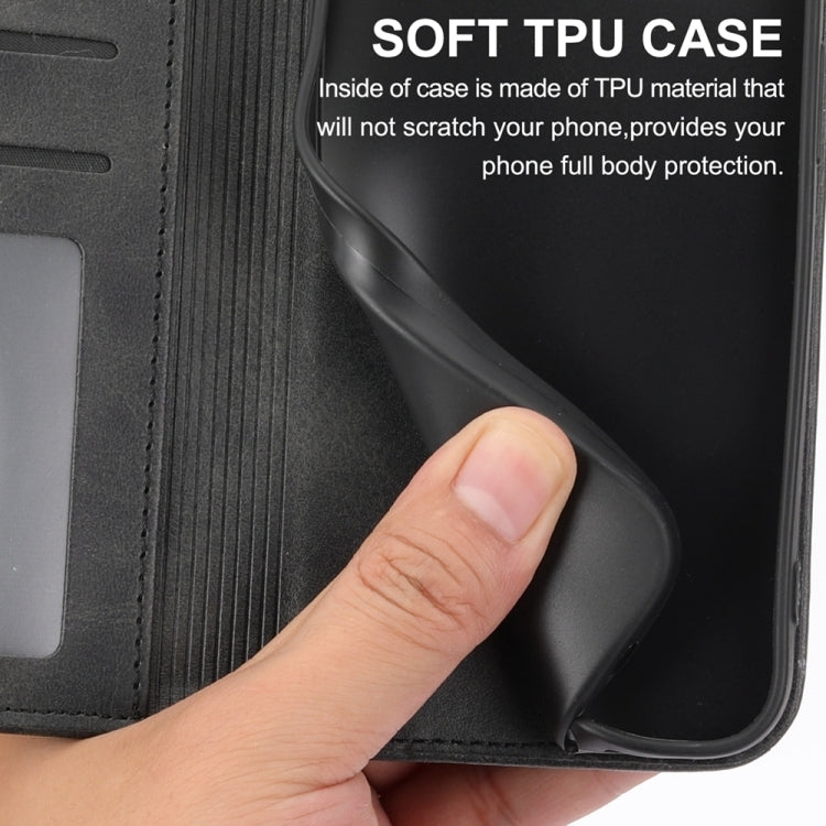 For Google Pixel 9 Cubic Grid Calf Texture Magnetic Leather Phone Case(Black) - Google Cases by PMC TechLife | Online Shopping South Africa | PMC TechLife | Buy Now Pay Later Mobicred