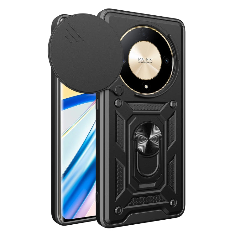 For Honor X9b Sliding Camera Cover Design TPU+PC Phone Case(Black) - free shipping - PMC TechLife - Order now!