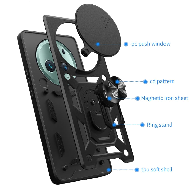 For Honor Magic5 Pro Sliding Camera Cover Design TPU+PC Phone Case(Rose Gold) - free shipping - PMC TechLife - Order now!