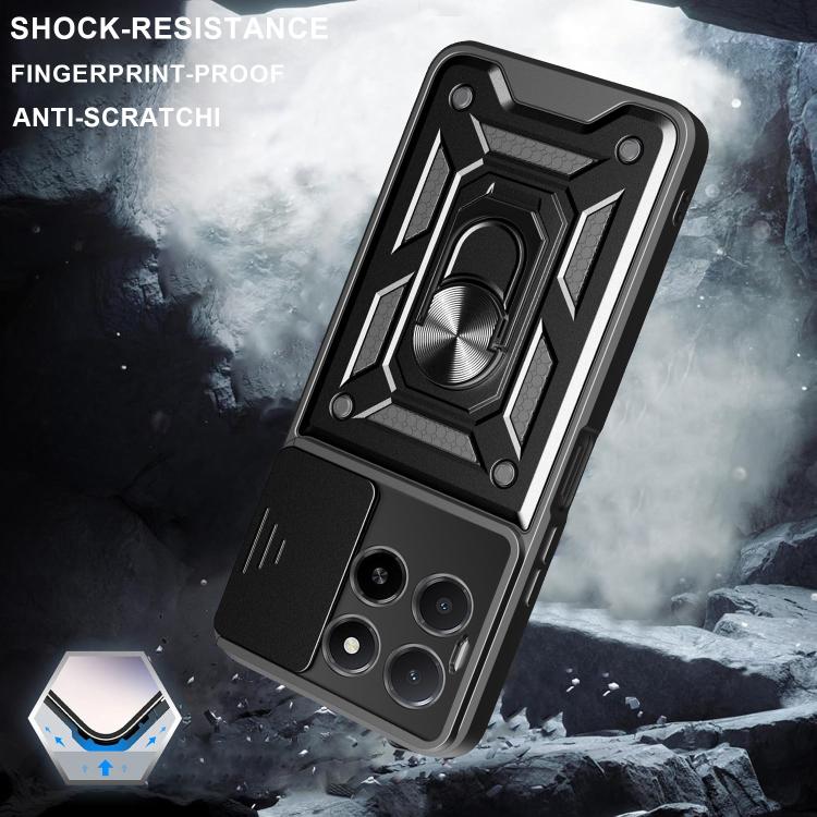 For Honor X5b Plus Sliding Camera Cover Design TPU+PC Phone Case(Rose Gold) - free shipping - PMC TechLife - Order now!