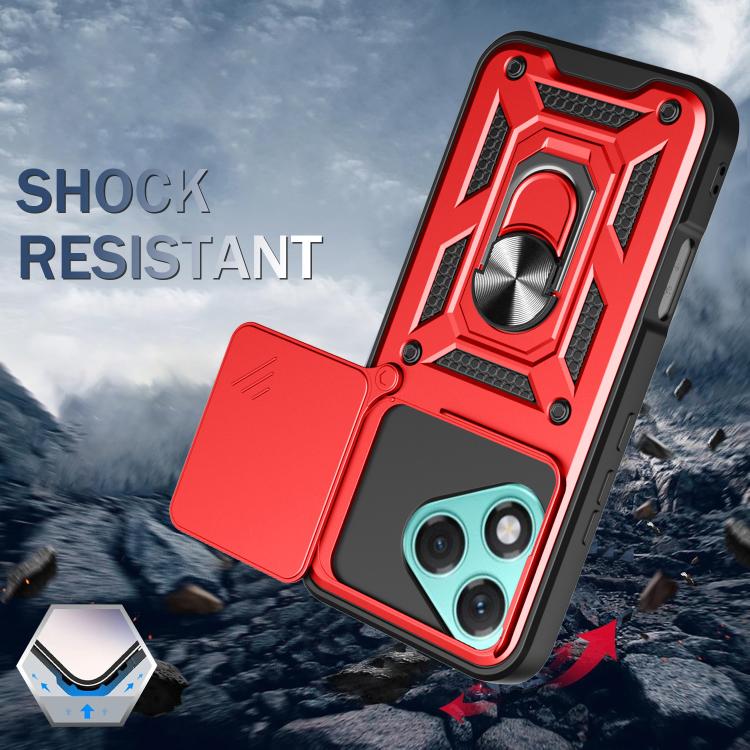 For Honor 400 Lite Global Sliding Camera Cover Design TPU+PC Phone Case(Gold) - free shipping - PMC TechLife - Order now!