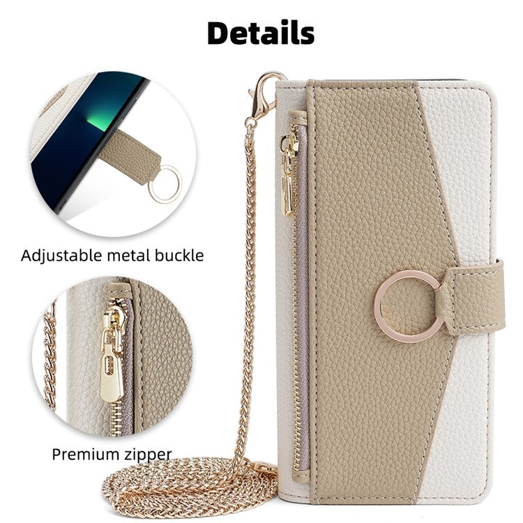 For OnePlus 11 Crossbody Litchi Texture Leather Phone Case(White) - OnePlus Cases by PMC TechLife | Online Shopping South Africa | PMC TechLife | Buy Now Pay Later Mobicred