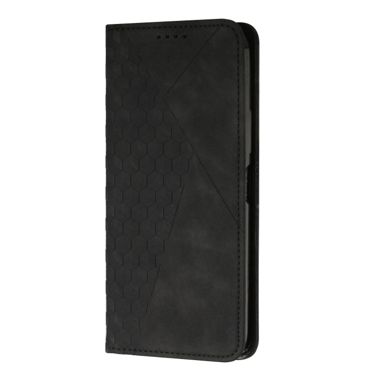 For Tecno Spark Go 2024 / POP 8 Diamond Splicing Skin Feel Magnetic Leather Phone Case(Black) - Tecno Cases by PMC Jewellery | Online Shopping South Africa | PMC Jewellery | Buy Now Pay Later Mobicred