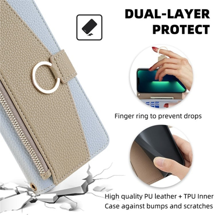For Meizu Note 9 Crossbody Litchi Texture Leather Phone Case(Blue) - Meizu by PMC TechLife | Online Shopping South Africa | PMC TechLife | Buy Now Pay Later Mobicred