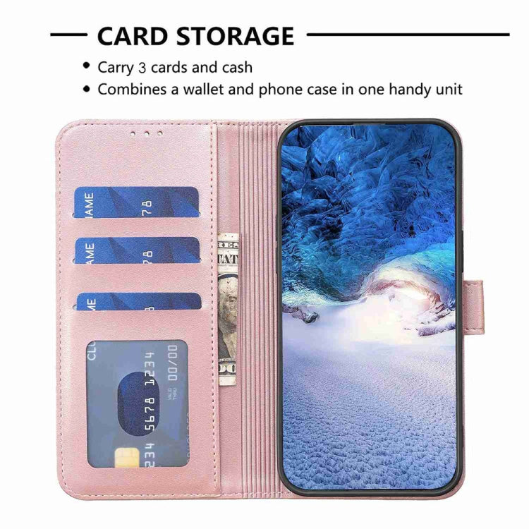 For Xiaomi Redmi Note 13 Pro+ 5G Four-leaf Embossed Leather Phone Case(Pink) - Note 13 Pro+ Cases by PMC TechLife | Online Shopping South Africa | PMC TechLife | Buy Now Pay Later Mobicred