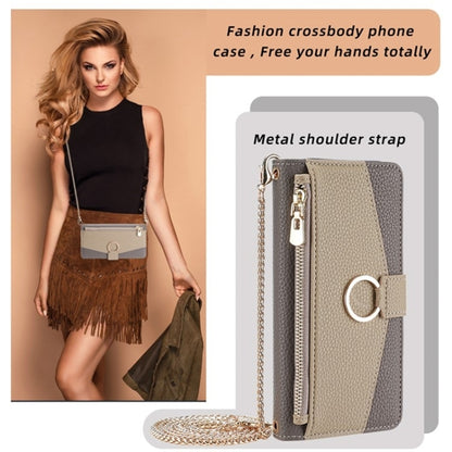 For Blackview Oscal C30 / Oscal C30 Pro Crossbody Litchi Texture Leather Phone Case(Grey) - More Brand by PMC Jewellery | Online Shopping South Africa | PMC Jewellery | Buy Now Pay Later Mobicred