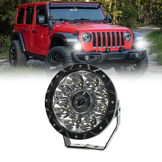 E16 55W 6000LM / 6000K 7 inch Off-road Vehicle Round Work Light(White Light) - Work Lights by PMC Jewellery | Online Shopping South Africa | PMC Jewellery | Buy Now Pay Later Mobicred