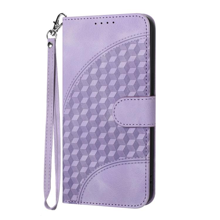 For iPhone 17 Pro Max YX0060 Elephant Head Embossed Phone Leather Case with Lanyard(Light Purple) - free shipping - PMc TechLife - Order now!