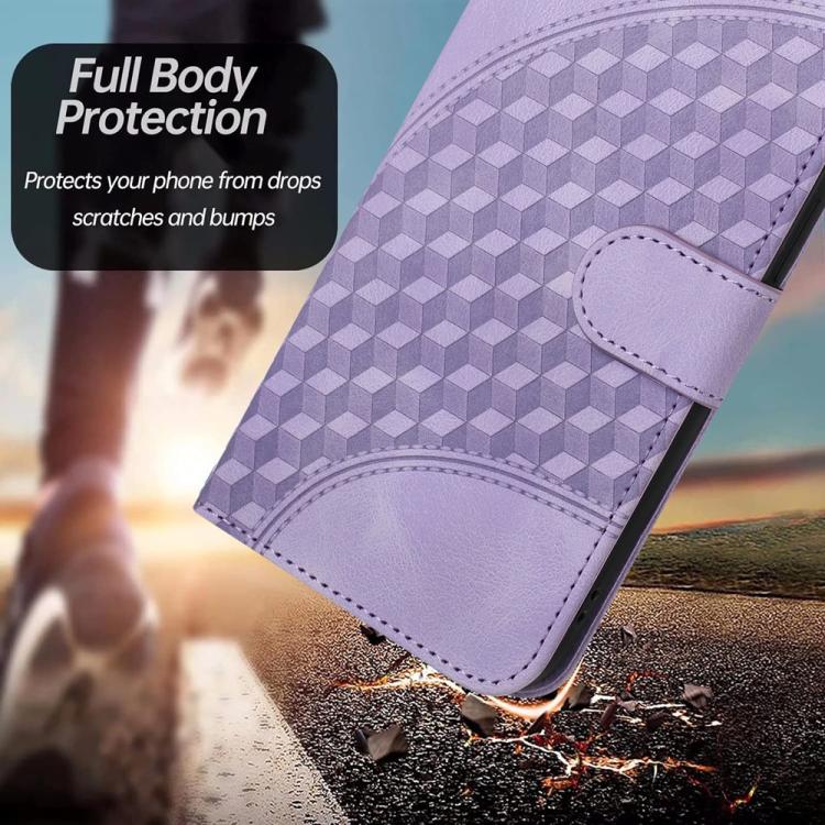For iPhone 17 Pro Max YX0060 Elephant Head Embossed Phone Leather Case with Lanyard(Light Purple) - free shipping - PMc TechLife - Order now!