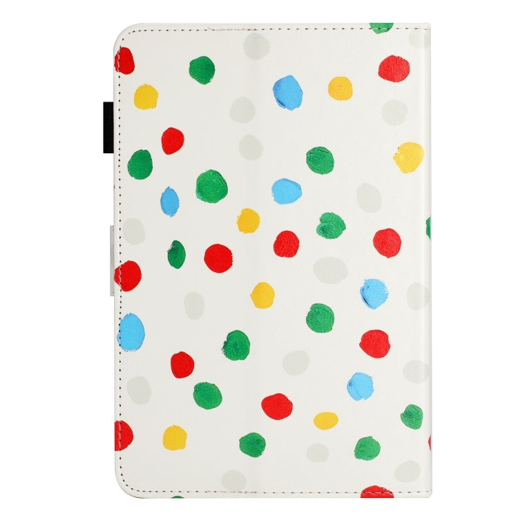 10 inch Dot Pattern Leather Tablet Case(White Colorful Dot) - 10 - 11 inch by PMC TechLife | Online Shopping South Africa | PMC TechLife | Buy Now Pay Later Mobicred
