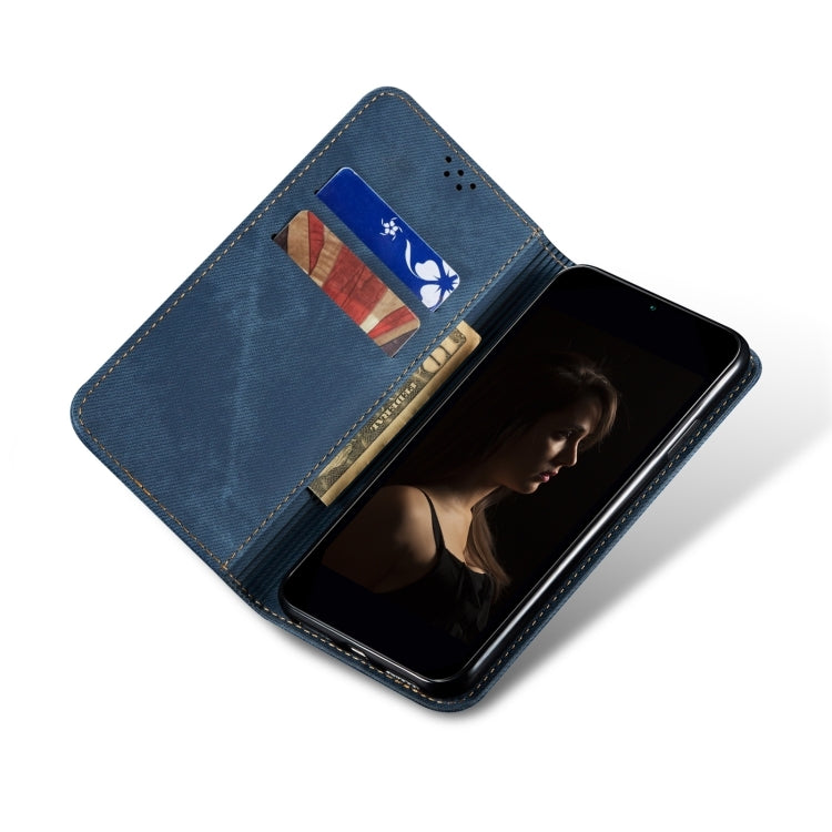 For Motorola Moto G04 / G24 Denim Texture Flip Leather Phone Case(Blue) - free shipping - PMC TechLife - Order now!