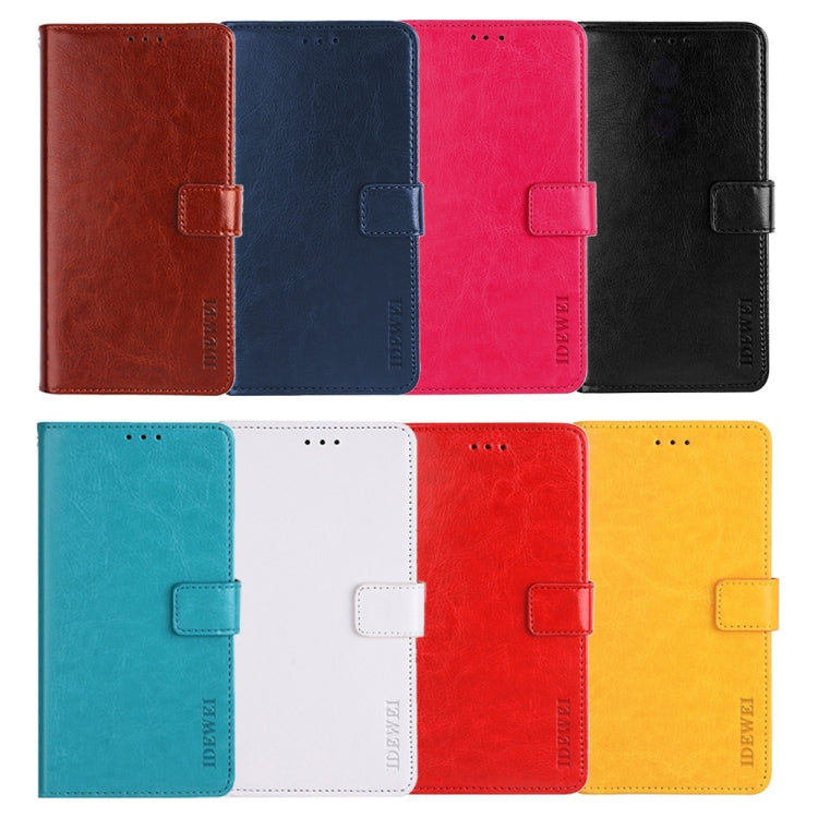 For Nothing Phone 2 idewei Crazy Horse Texture Leather Phone Case with Holder(Black) - free shipping - PMC Jewellery - Order now!