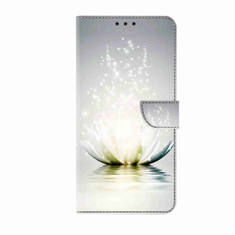 For Honor Magic5 Pro Crystal 3D Shockproof Protective Leather Phone Case(Light Lotus) - Honor Cases by PMC TechLife | Online Shopping South Africa | PMC TechLife | Buy Now Pay Later Mobicred