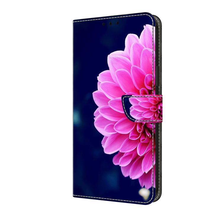 For Honor Magic6 Lite Crystal 3D Shockproof Protective Leather Phone Case(Pink Petals) - Honor Cases by PMC TechLife | Online Shopping South Africa | PMC TechLife | Buy Now Pay Later Mobicred