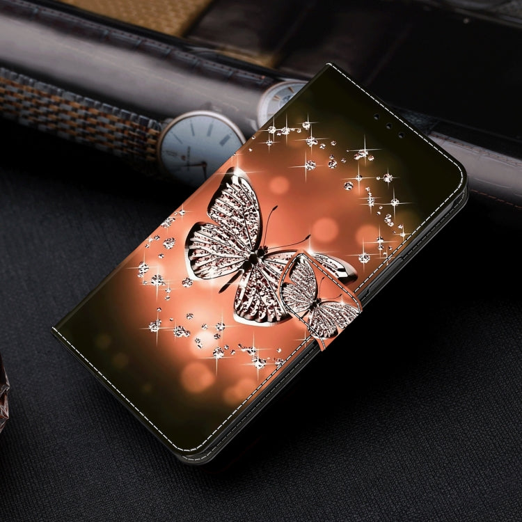 For Honor Magic6 Lite Crystal 3D Shockproof Protective Leather Phone Case(Crystal Butterfly) - Honor Cases by PMC Jewellery | Online Shopping South Africa | PMC Jewellery | Buy Now Pay Later Mobicred