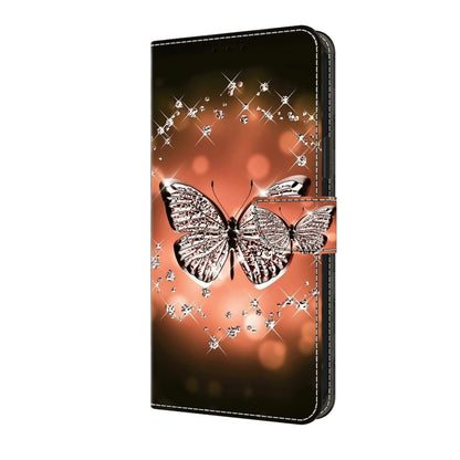 For Honor Magic6 Lite Crystal 3D Shockproof Protective Leather Phone Case(Crystal Butterfly) - Honor Cases by PMC Jewellery | Online Shopping South Africa | PMC Jewellery | Buy Now Pay Later Mobicred