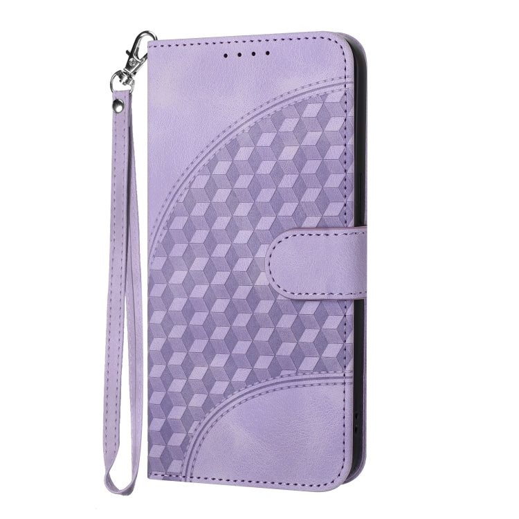 For Google Pixel 9 Pro YX0060 Elephant Head Embossed Phone Leather Case with Lanyard(Light Purple) - Google Cases by PMC TechLife | Online Shopping South Africa | PMC TechLife | Buy Now Pay Later Mobicred
