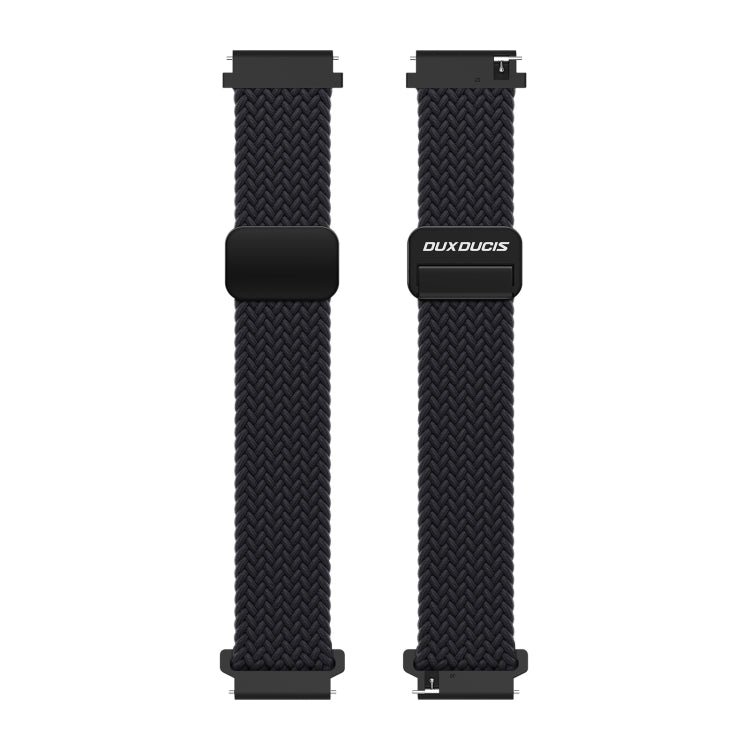 DUX DUCIS Mixture Pro Series Magnetic Buckle Nylon Braid Watch Band, Size:20mm(Midnight) - 20mm Bands by DUX DUCIS | Online Shopping South Africa | PMC Jewellery | Buy Now Pay Later Mobicred