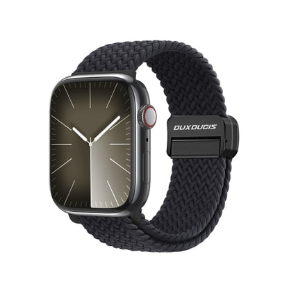 For Apple Watch Series 6 44mm DUX DUCIS Mixture Pro Series Magnetic Buckle Nylon Braid Watch Band(Midnight) - Watch Bands by DUX DUCIS | Online Shopping South Africa | PMC Jewellery | Buy Now Pay Later Mobicred