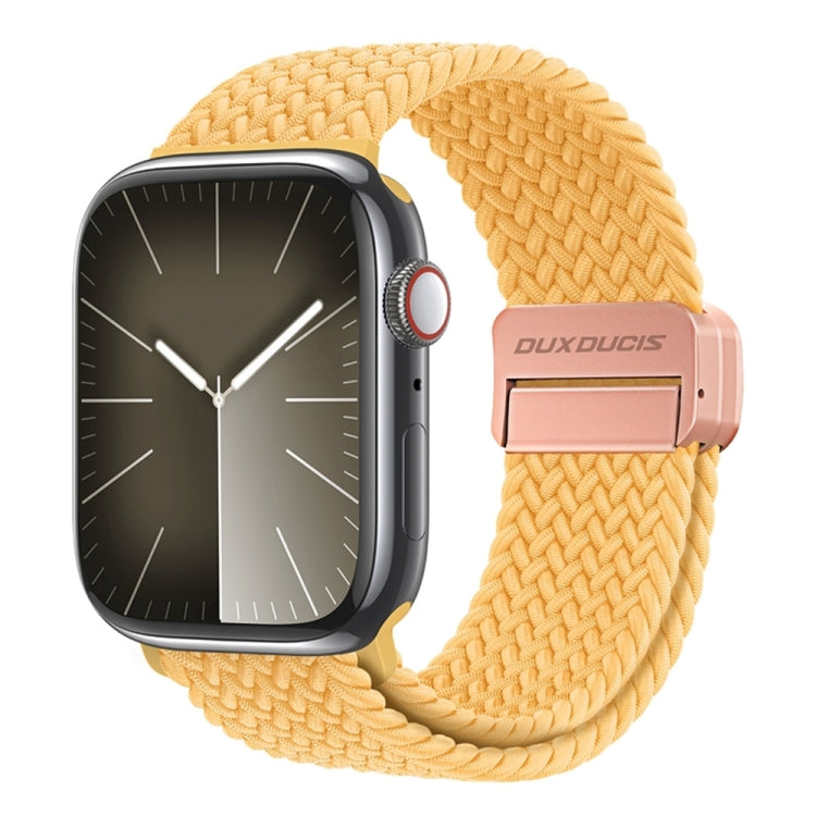 For Apple Watch Series 5 40mm DUX DUCIS Mixture Pro Series Magnetic Buckle Nylon Braid Watch Band(Sunny Color) - Watch Bands by DUX DUCIS | Online Shopping South Africa | PMC Jewellery | Buy Now Pay Later Mobicred