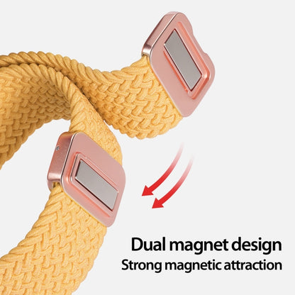 For Apple Watch Series 4 40mm DUX DUCIS Mixture Pro Series Magnetic Buckle Nylon Braid Watch Band(Sunny Color) - Watch Bands by DUX DUCIS | Online Shopping South Africa | PMC Jewellery | Buy Now Pay Later Mobicred