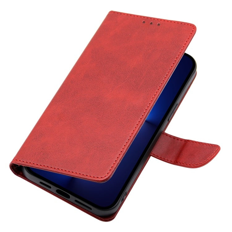 For Motorola Edge 5G 2024 Calf Texture Buckle Flip Leather Phone Case(Red) - free shipping - PMC Jewellery - Order now!