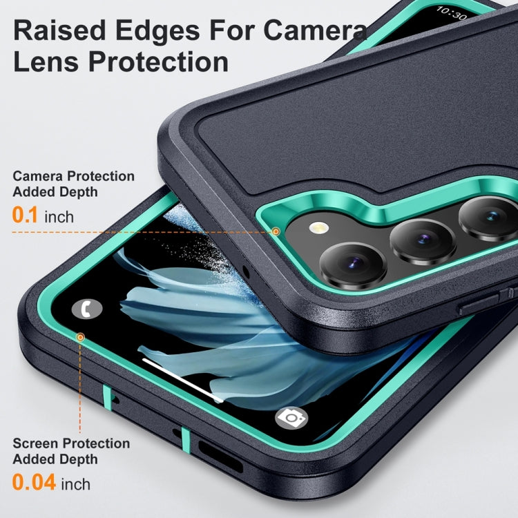 For Samsung Galaxy S24+ 5G / S25+ 5G Life Waterproof Rugged Phone Case(Dark Blue + Light Blue) - Galaxy S24+ 5G Cases by PMC TechLife | Online Shopping South Africa | PMC TechLife | Buy Now Pay Later Mobicred