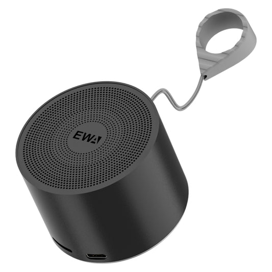 EWA A129 Mini Bluetooth 5.0 Bass Radiator Metal Speaker(Black) - Mini Speaker by EWA | Online Shopping South Africa | PMC Jewellery | Buy Now Pay Later Mobicred