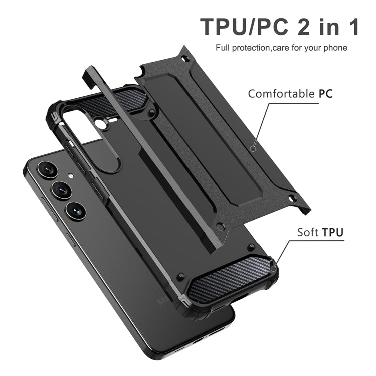 For Samsung Galaxy S24+ 5G Magic Armor TPU + PC Phone Case(Grey) - Galaxy S24+ 5G Cases by PMC TechLife | Online Shopping South Africa | PMC TechLife